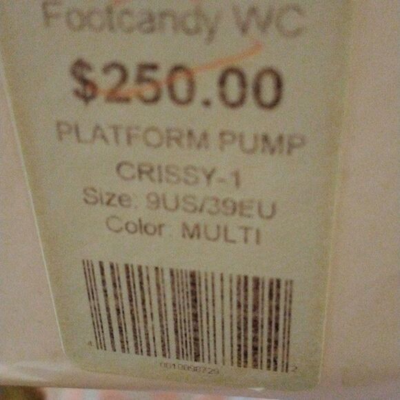 Footcandy Color Block Platform Heels - Picture 12 of 13